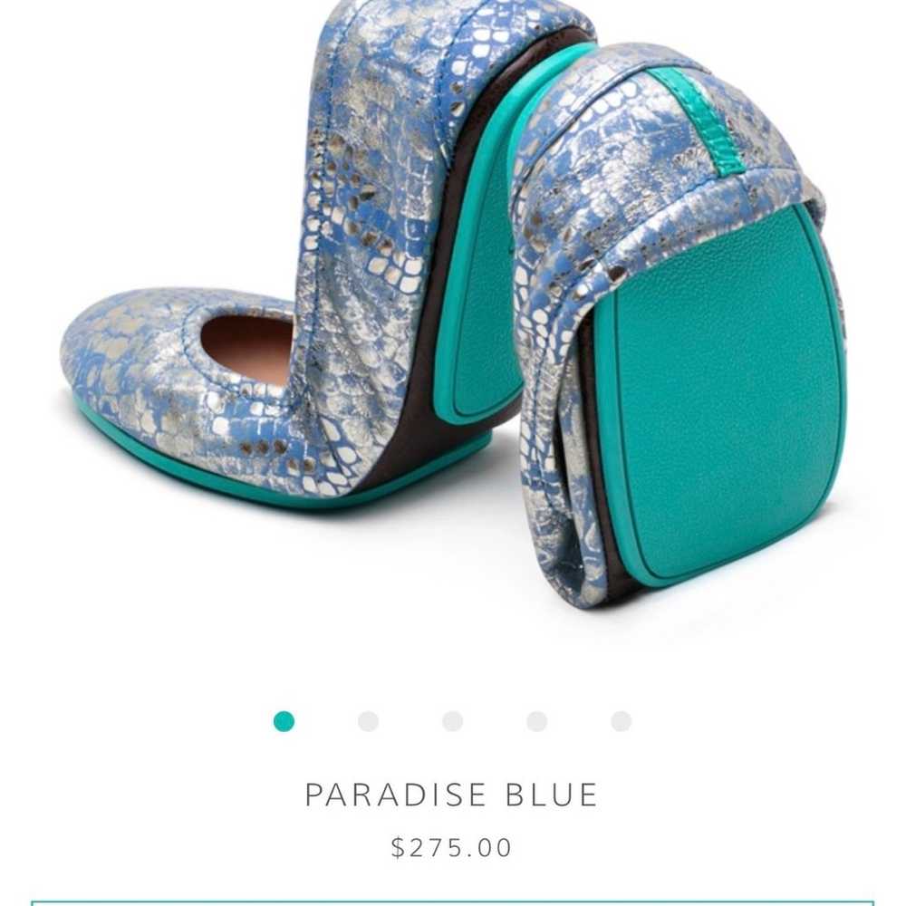 Paradise Blue Tieks Size 9 - image 7