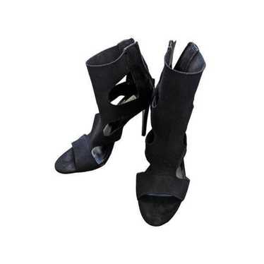 Steve Madden Women's Black Suede High Heels Size 7 - image 1