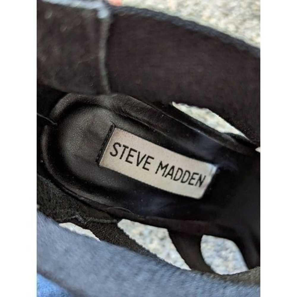 Steve Madden Women's Black Suede High Heels Size 7 - image 6