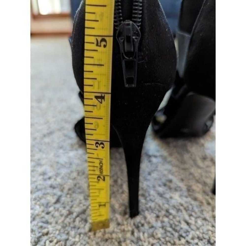 Steve Madden Women's Black Suede High Heels Size 7 - image 7