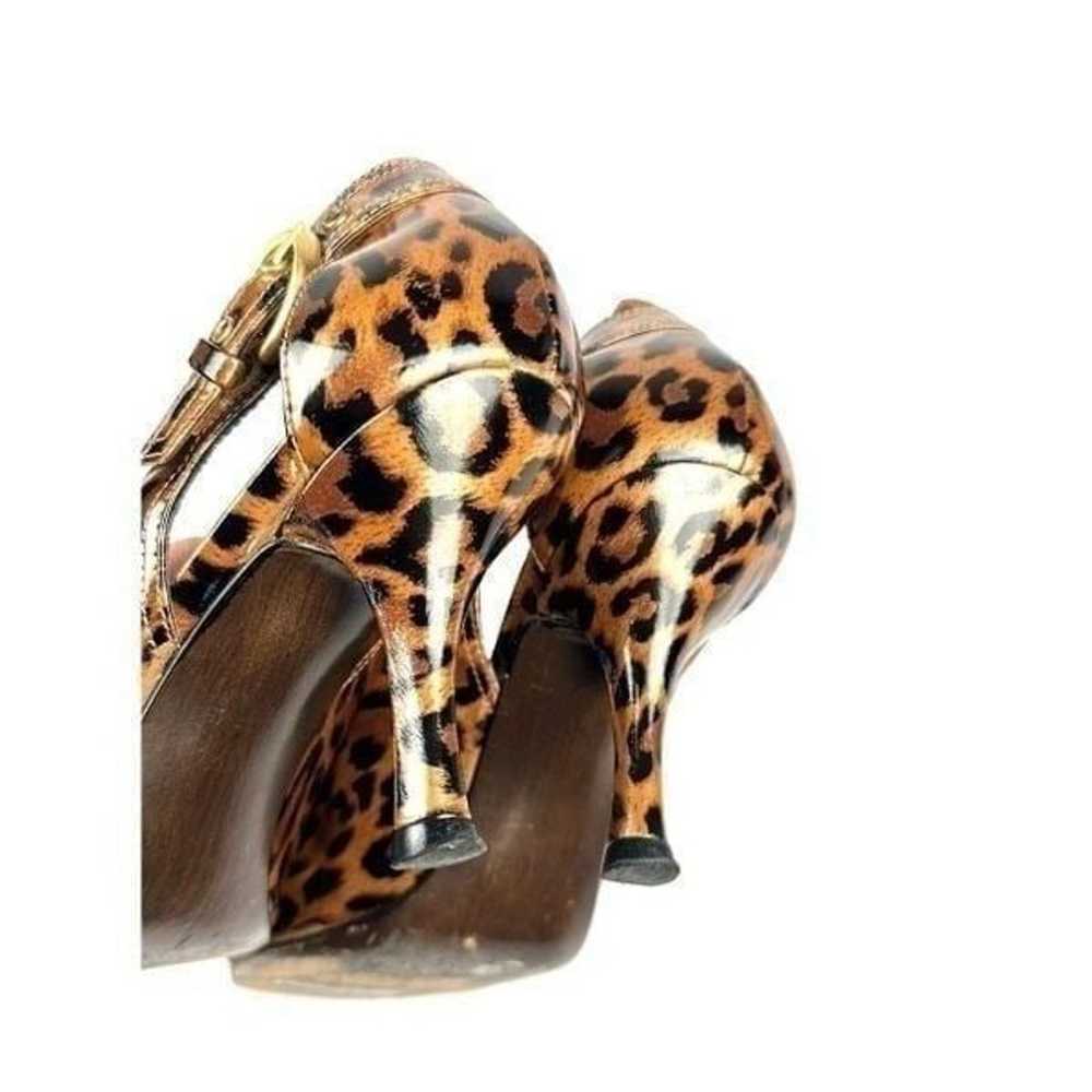 Stuart Weitzman Patent Leather Leopard Animal Pri… - image 12