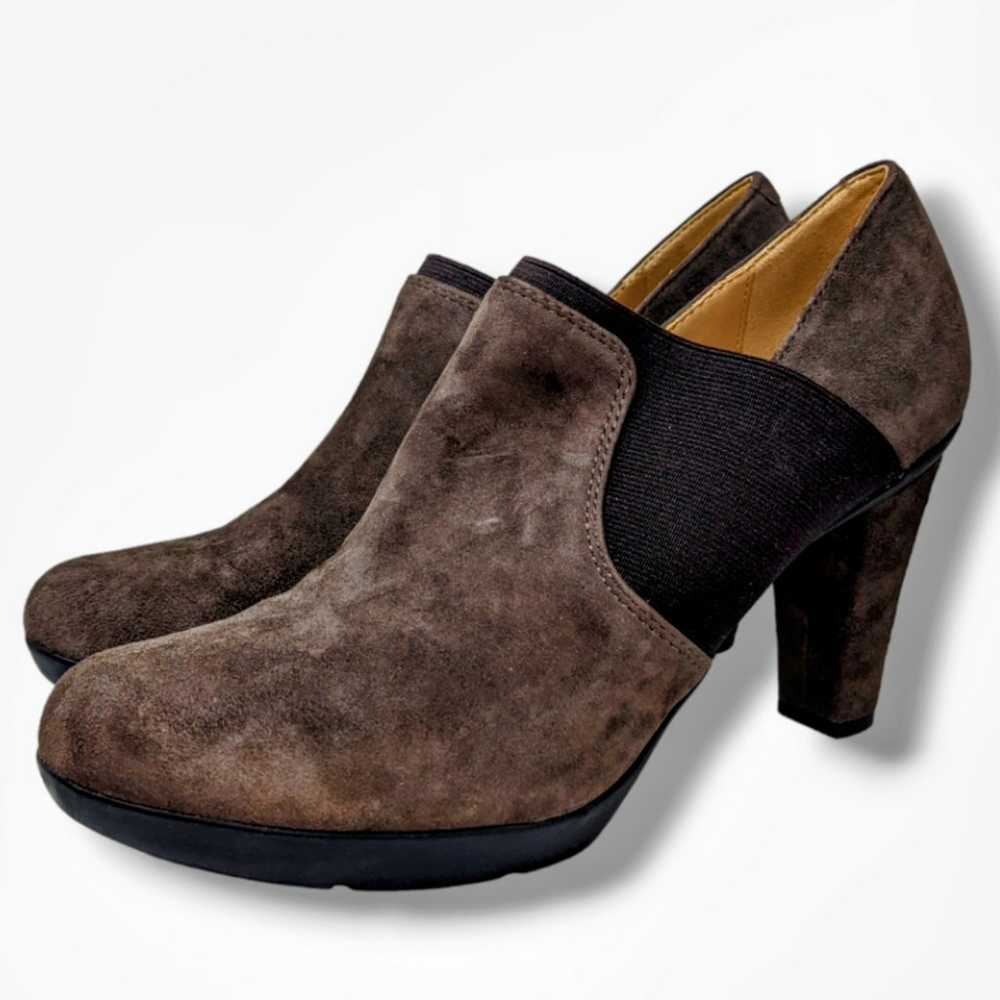Geox | Inspiration Italian Chestnut Leather Suede… - image 2
