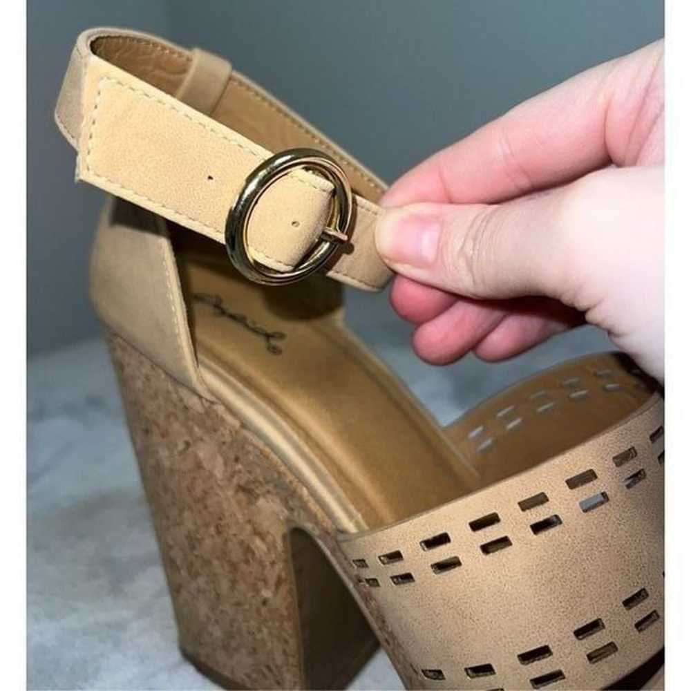 Women’s Cork Platform Wedge Sandal 9 Wedding Summ… - image 7