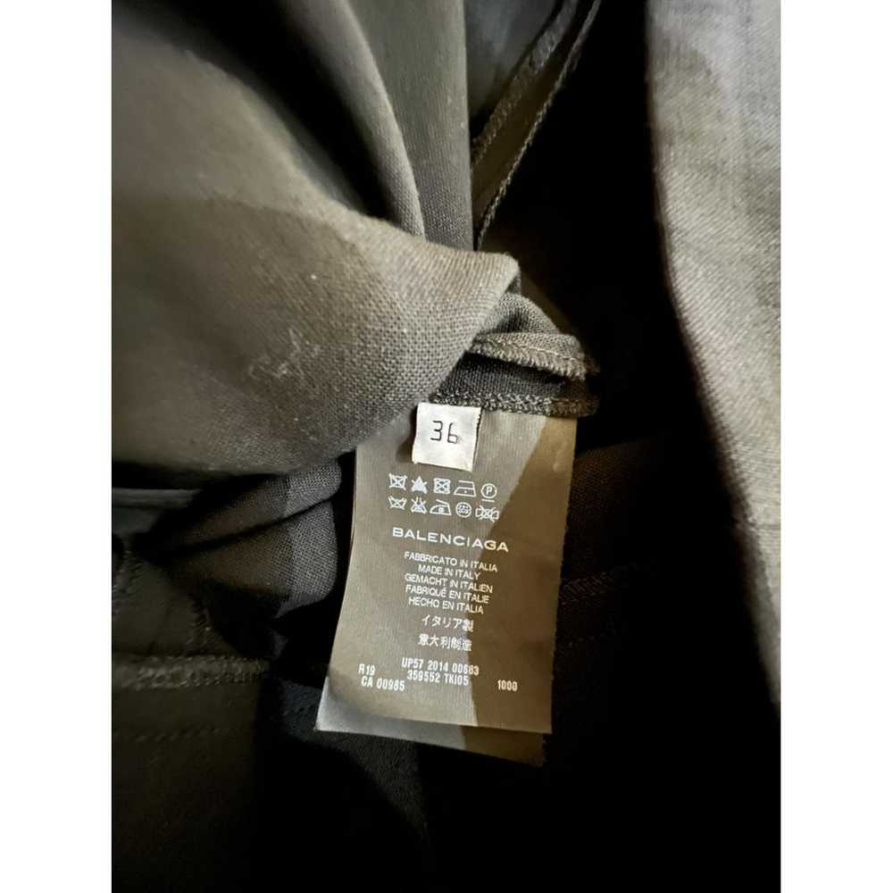 Balenciaga Wool mid-length dress - image 4