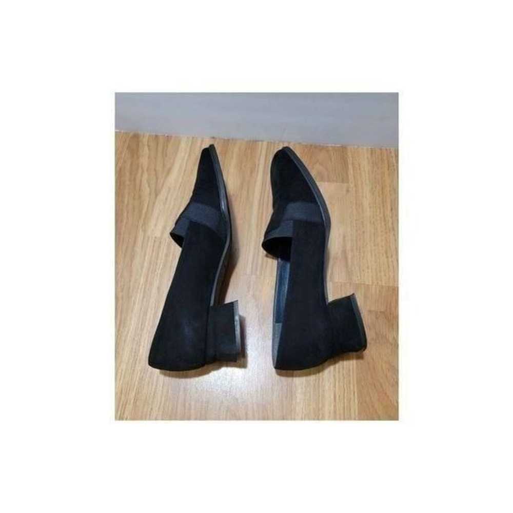 Stuart Weitz Suede Block Heel Shoes 6 - image 5