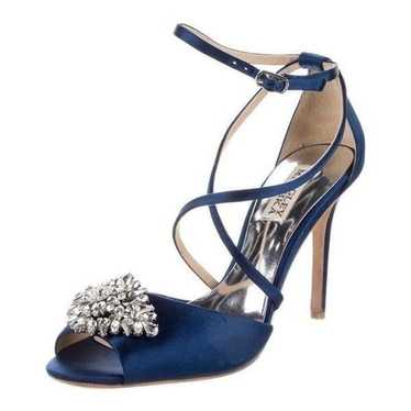 badgley mischka Authentic Royal Blue Silver Cryst… - image 1