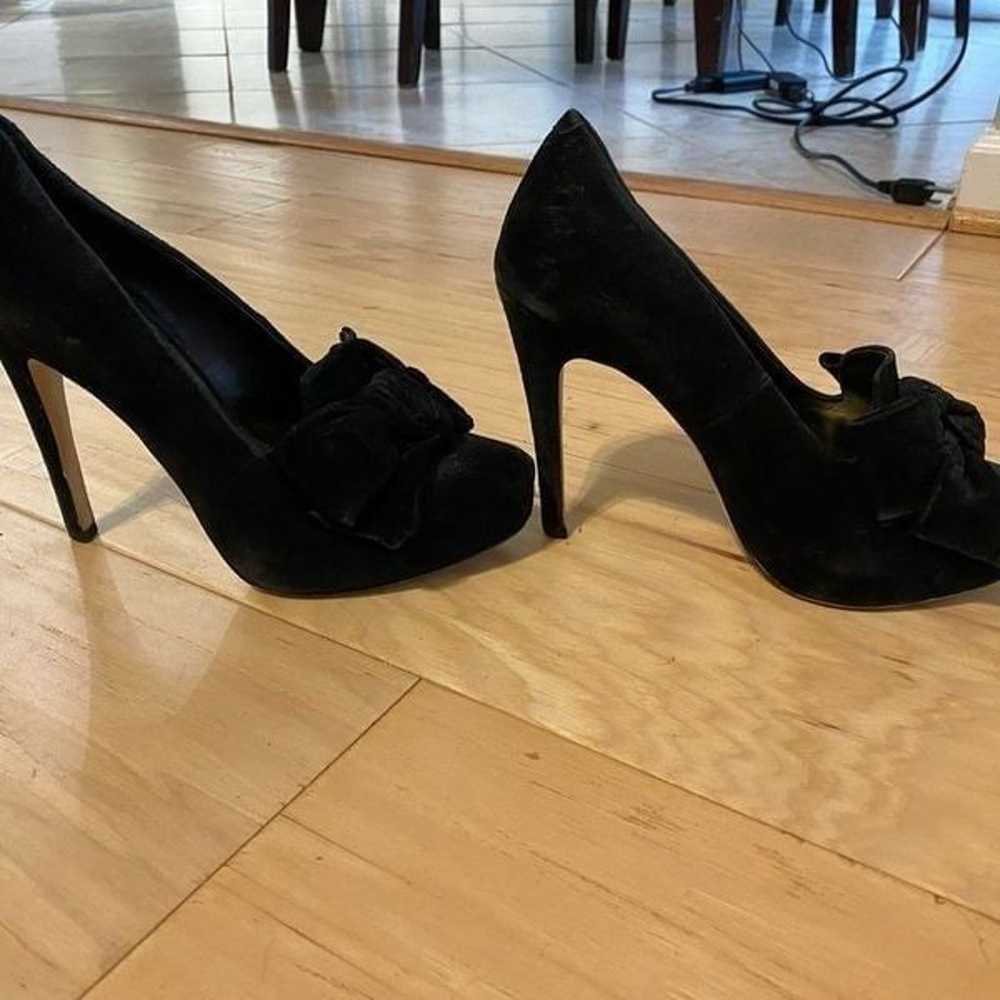 BCBGeneration Persia Bow Suede Pump size 6.5 - image 2