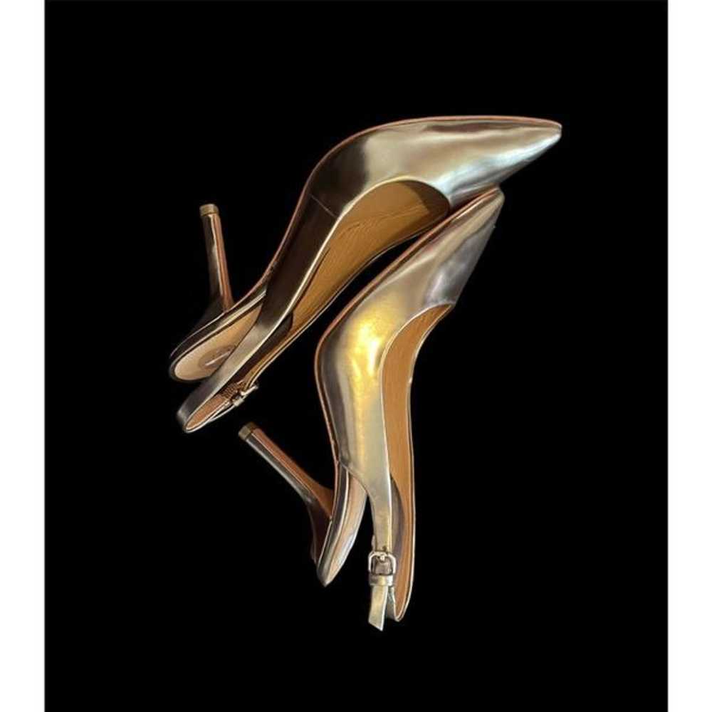 Coach “Lilly” Metallic Bronze Pointed Toe Stilett… - image 8