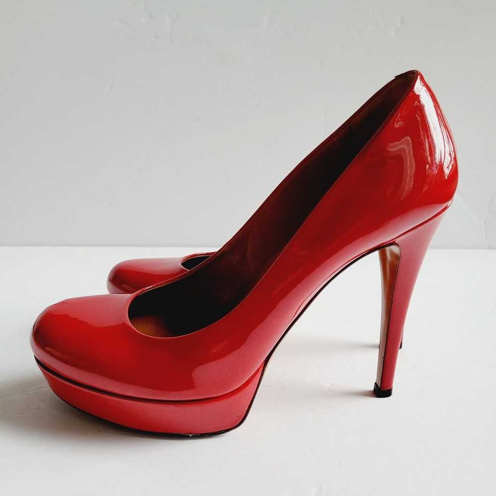 Gucci red platforms heel shoes AUTHENTIC! - image 6