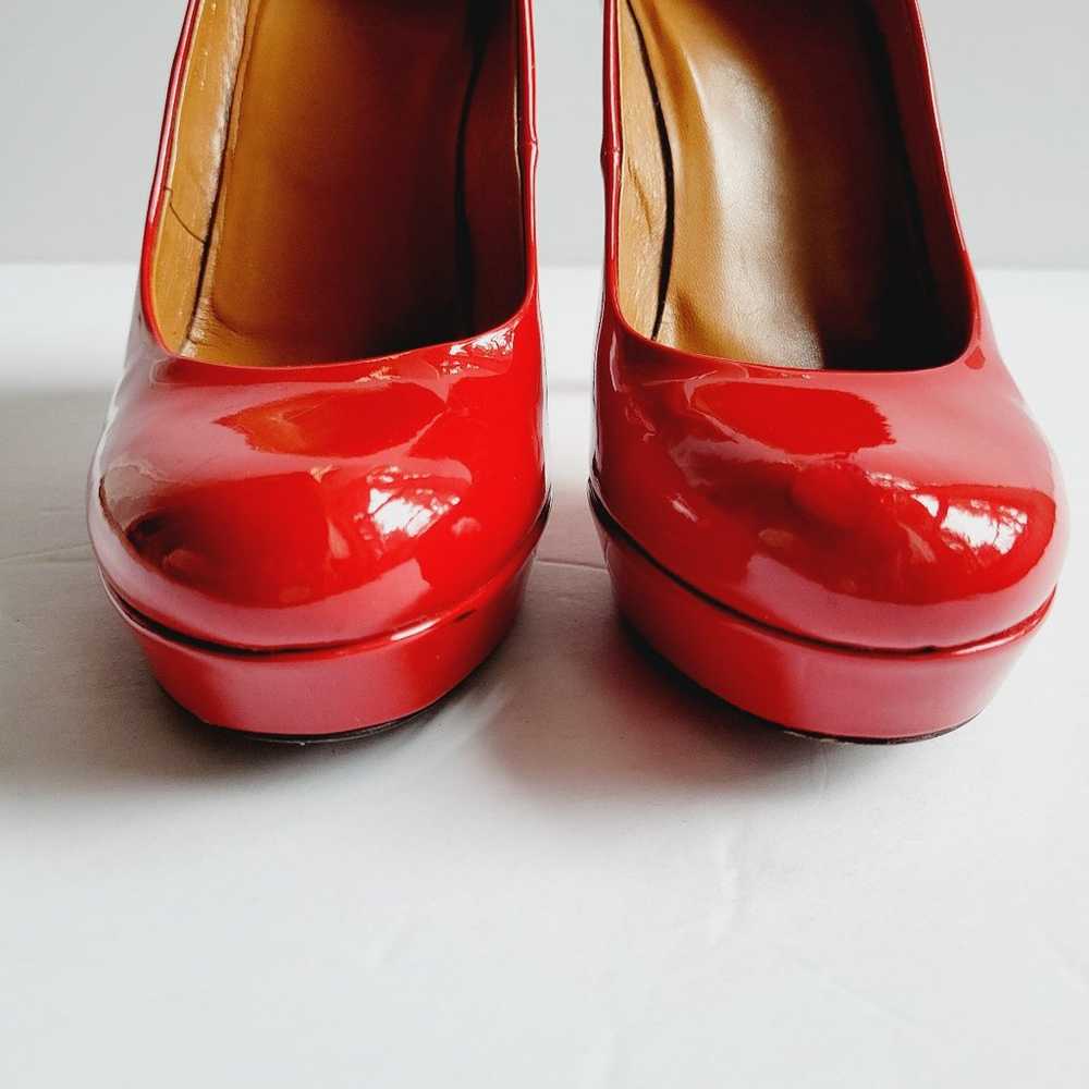 Gucci red platforms heel shoes AUTHENTIC! - image 9