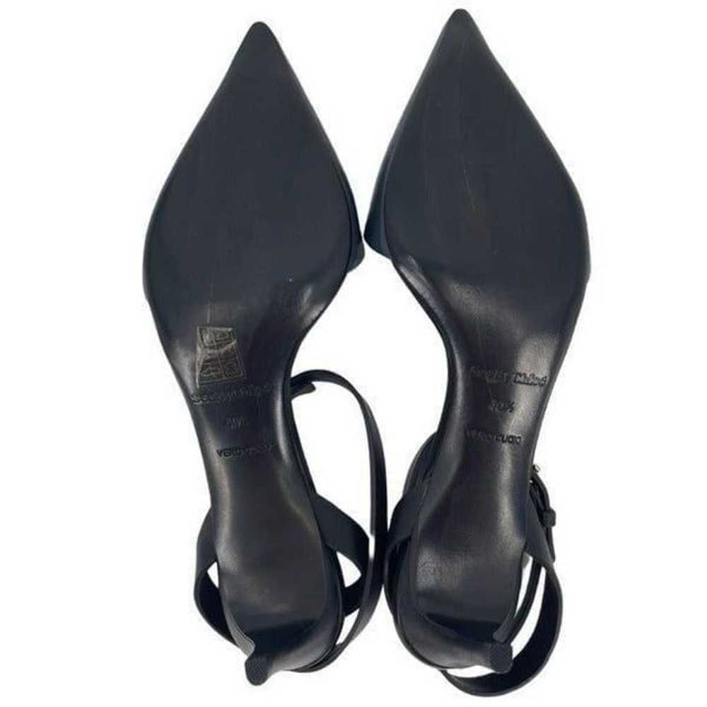 See By Chloe Leather Ankle Wrap Slingback Pointed… - image 11