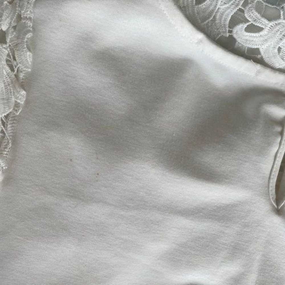 DEX elegant sexy midi lace white dress - image 5