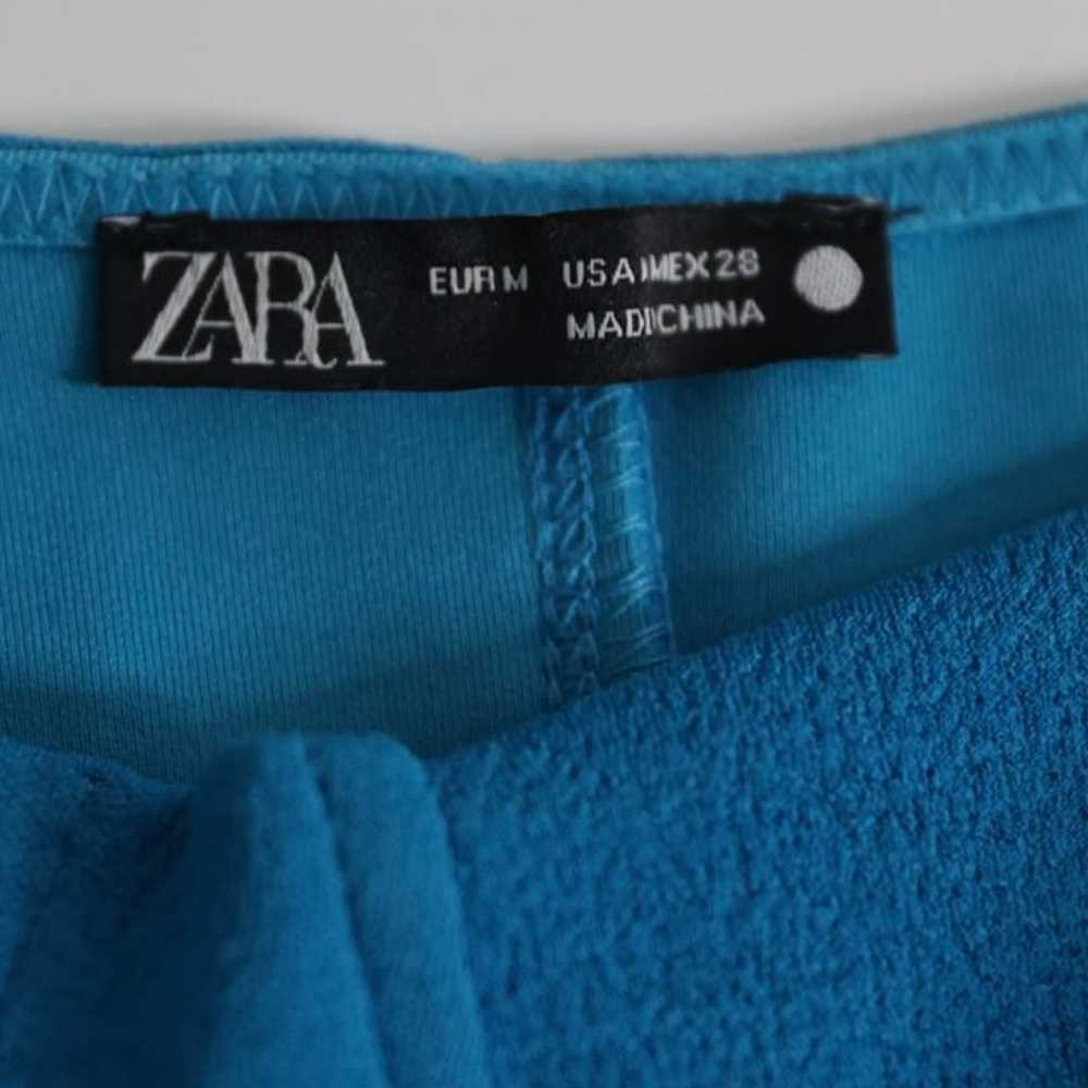 Zara Sleeveless Corset Stitch Bodycon Mini Dress … - image 6