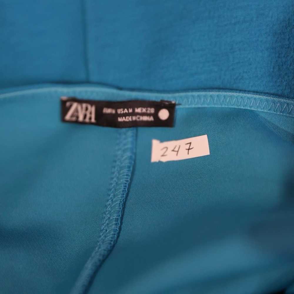 Zara Sleeveless Corset Stitch Bodycon Mini Dress … - image 8