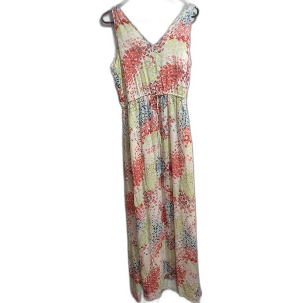Lucky Brand floral V neck sleeveless Dress Medium… - image 1