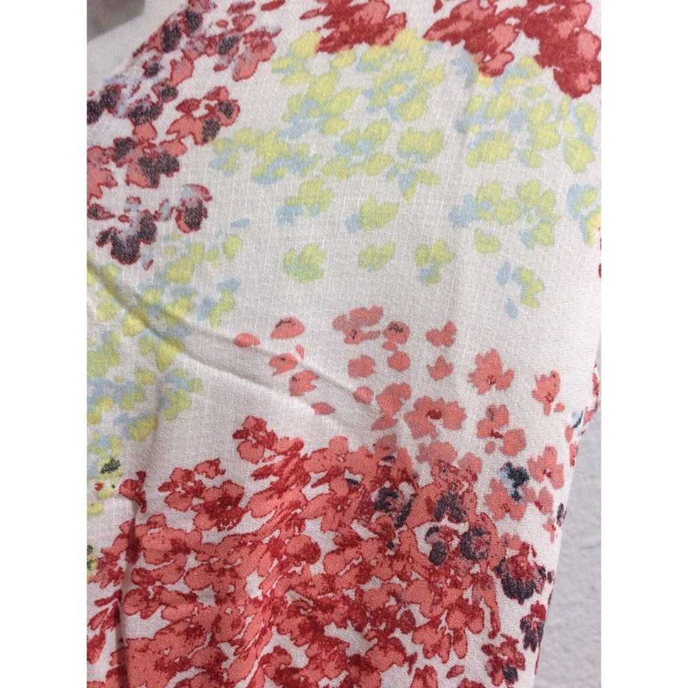 Lucky Brand floral V neck sleeveless Dress Medium… - image 4
