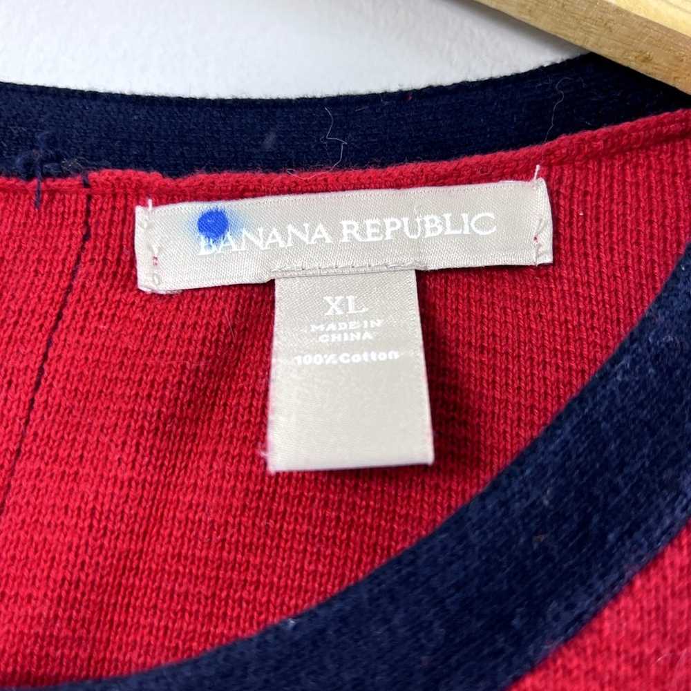 Women's Red Colorblock Banana Republic Sweater Dr… - image 3