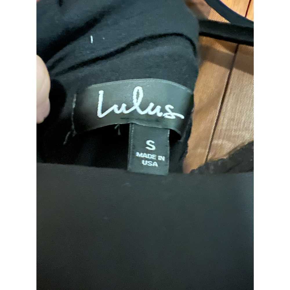 Lulus Women's Perfect Evening Black Lace Skater D… - image 11