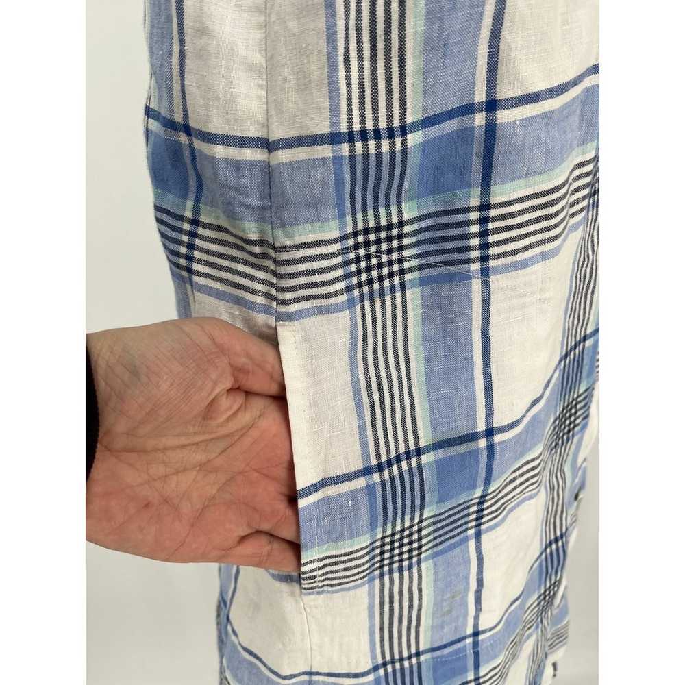 J.Jill Love Linen Short Sleeve Shirt Dress Sz S B… - image 3