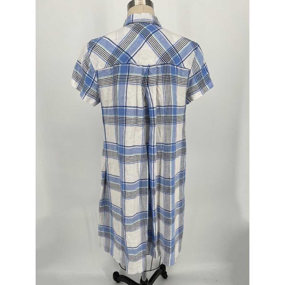 J.Jill Love Linen Short Sleeve Shirt Dress Sz S B… - image 4