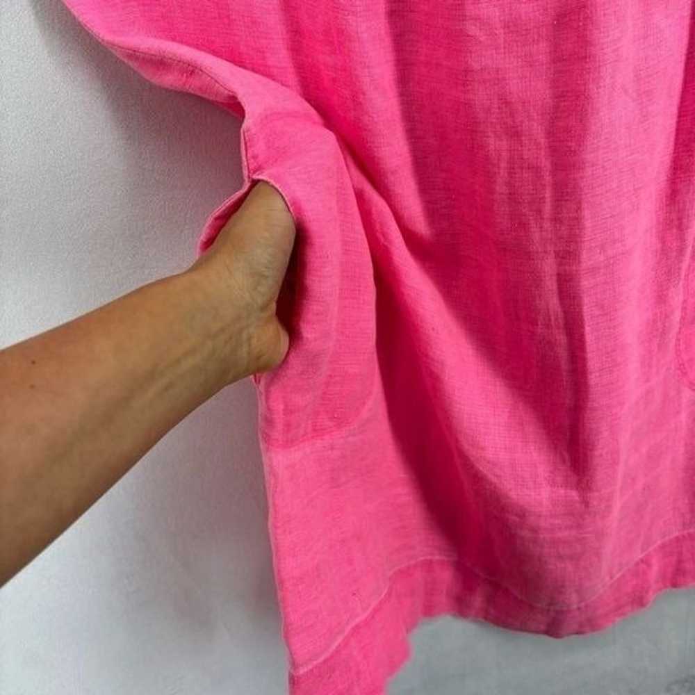 Vineyard Vines Womens Medium Hot Pink Linen Short… - image 4