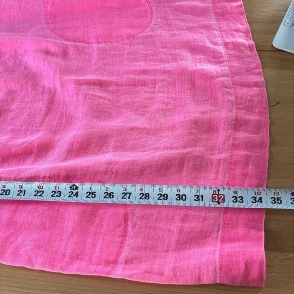 Vineyard Vines Womens Medium Hot Pink Linen Short… - image 7