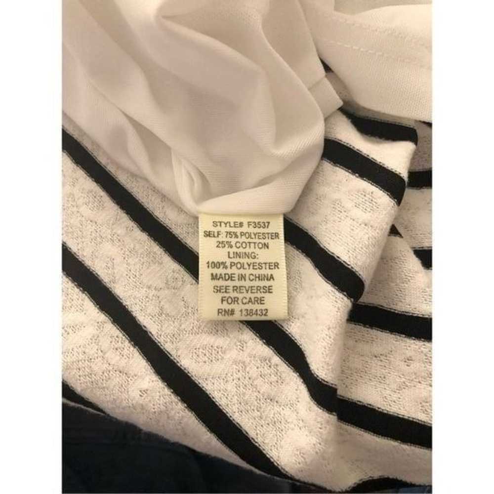 ModCloth Fervour Black  and White Striped Fit and… - image 8