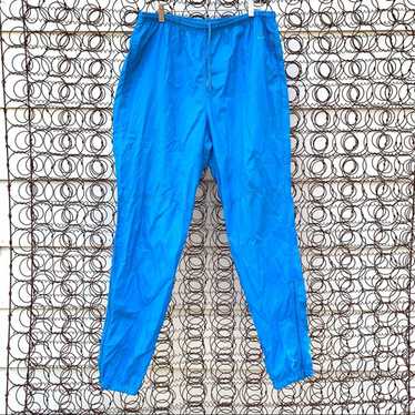 Nike 90s Nike blue windbreaker track pants zip an… - image 1