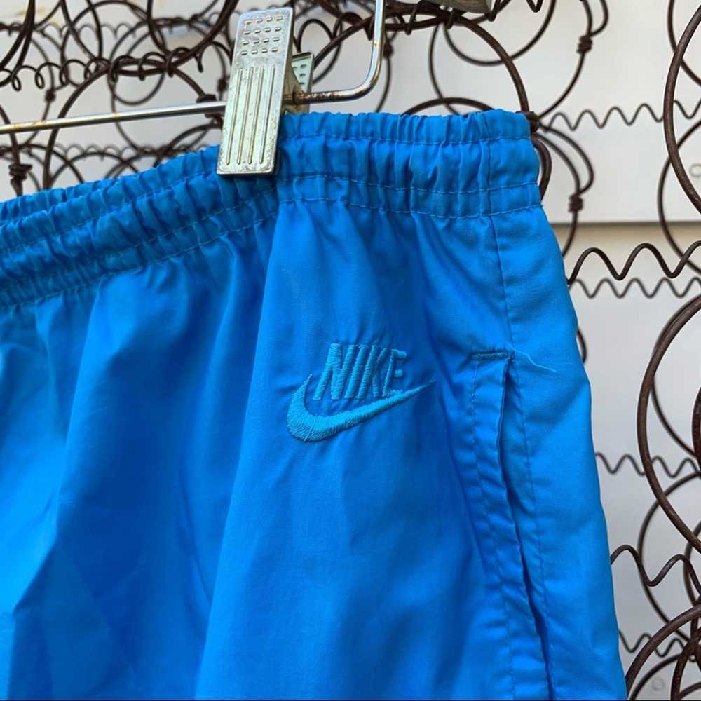 Nike 90s Nike blue windbreaker track pants zip an… - image 3