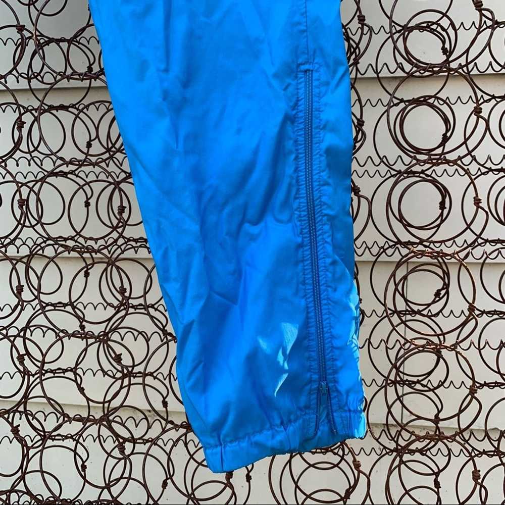 Nike 90s Nike blue windbreaker track pants zip an… - image 7