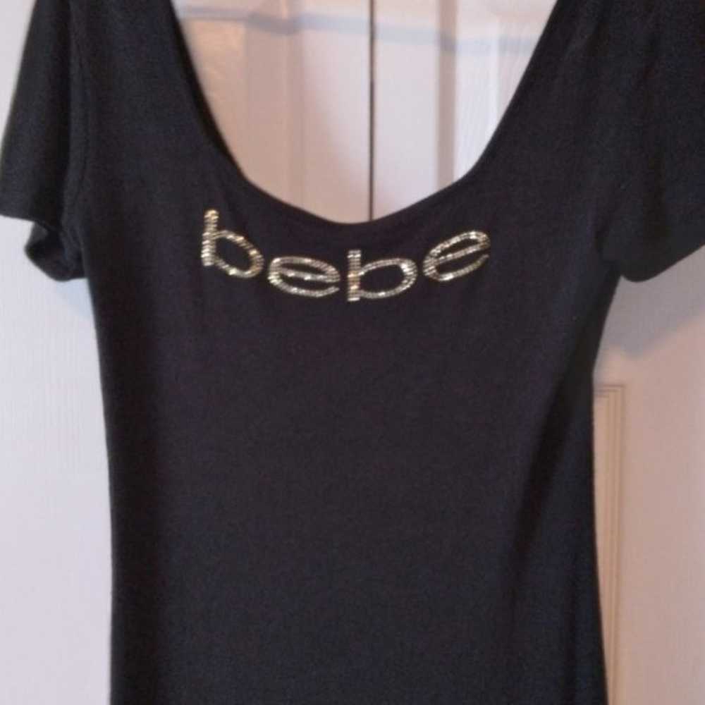 Black Maxi bebe Dress Size XL - image 2