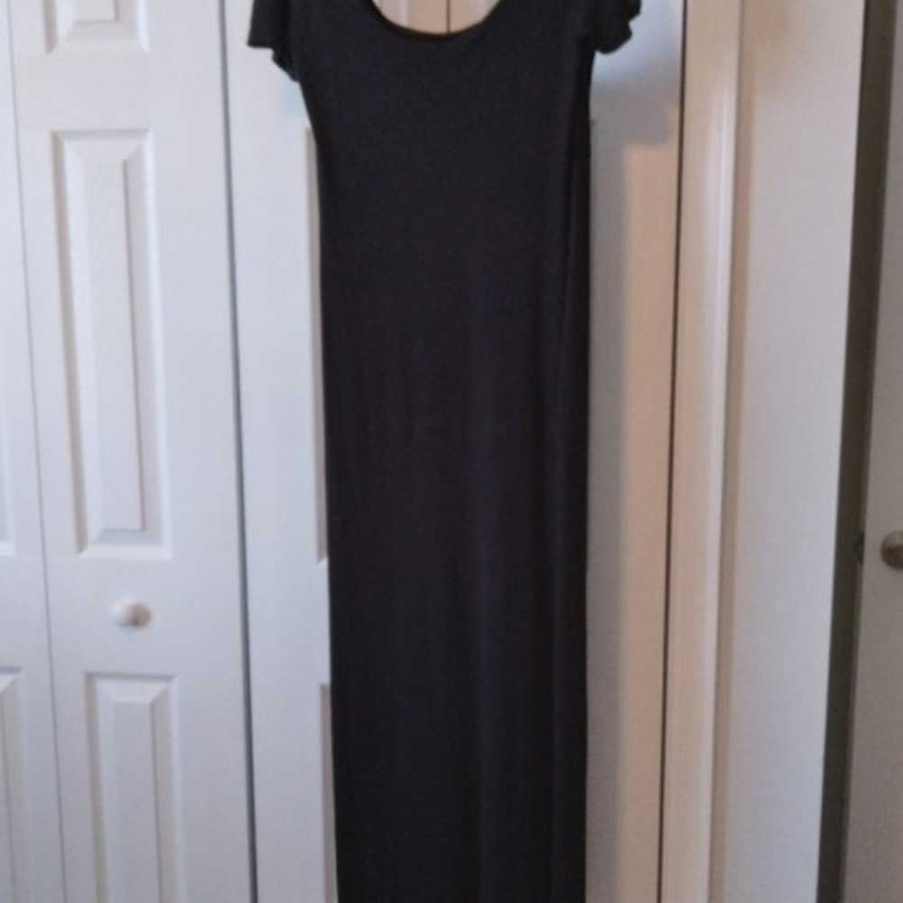 Black Maxi bebe Dress Size XL - image 3