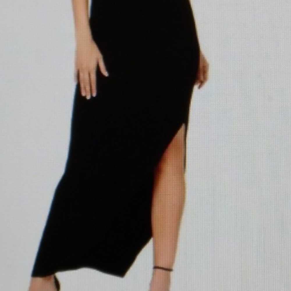 Black Maxi bebe Dress Size XL - image 4
