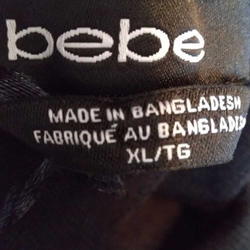 Black Maxi bebe Dress Size XL - image 5