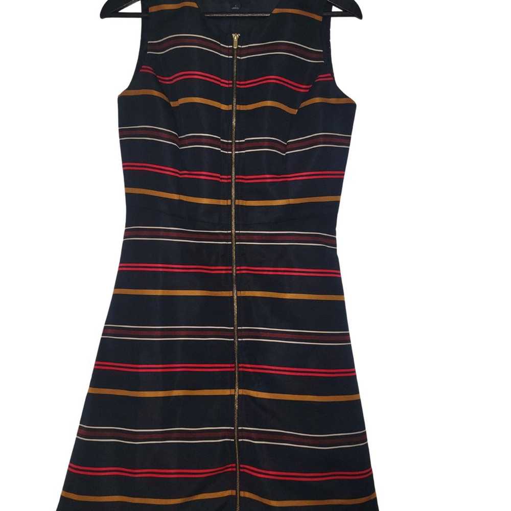 Striped A-Line Dress w/ front Zipper - Tommy Hilf… - image 2