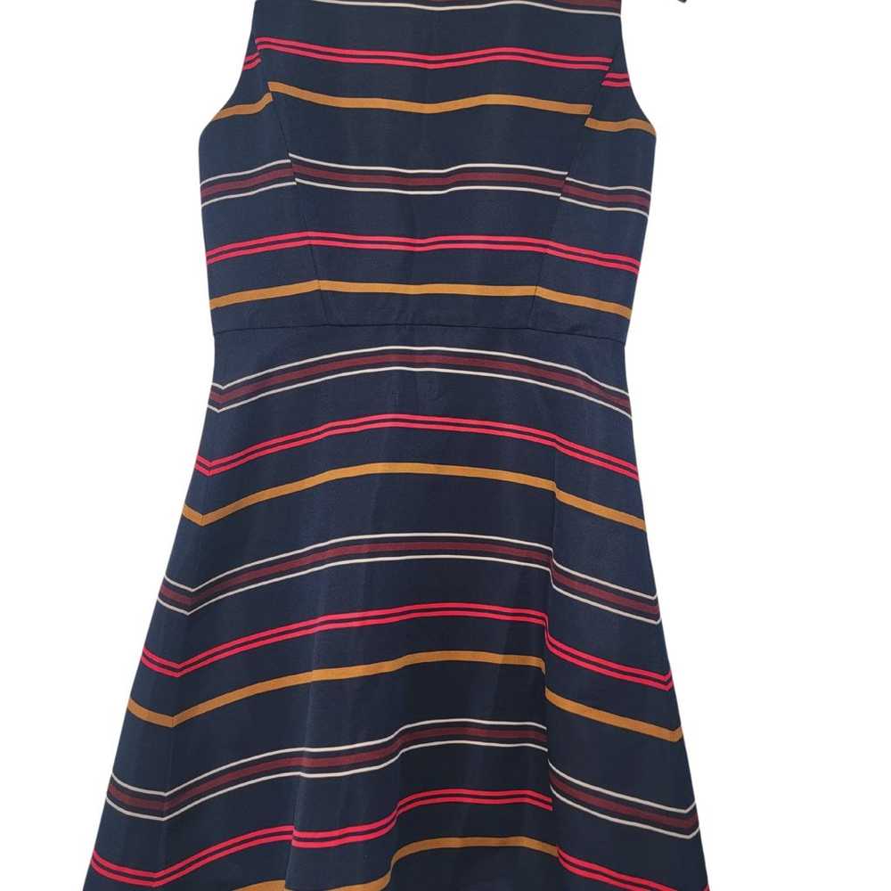 Striped A-Line Dress w/ front Zipper - Tommy Hilf… - image 3