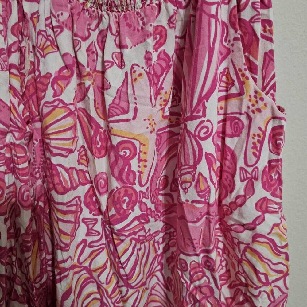 Lilly Pulitzer Jessy Dress Hotty Pink Sailors Val… - image 3