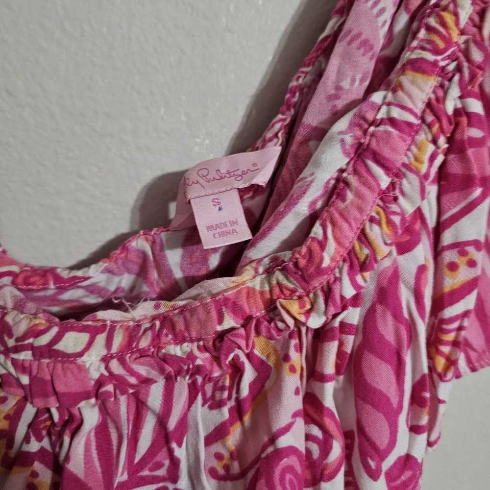 Lilly Pulitzer Jessy Dress Hotty Pink Sailors Val… - image 4