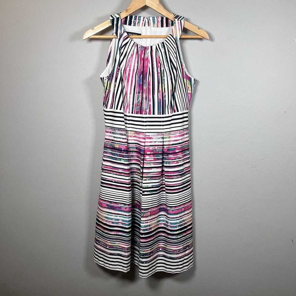 Nine West Dress Multicolor Striped Sleeveless A-L… - image 10