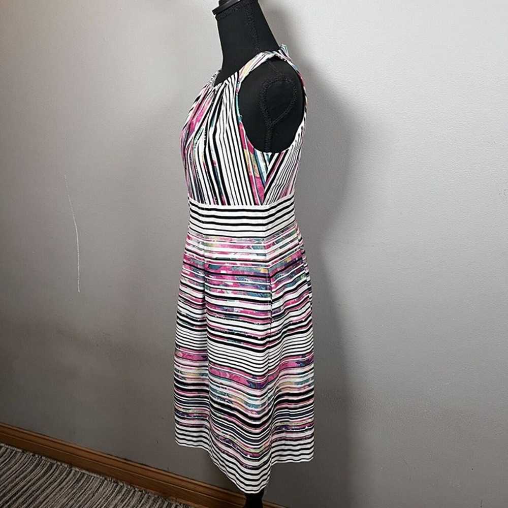 Nine West Dress Multicolor Striped Sleeveless A-L… - image 3