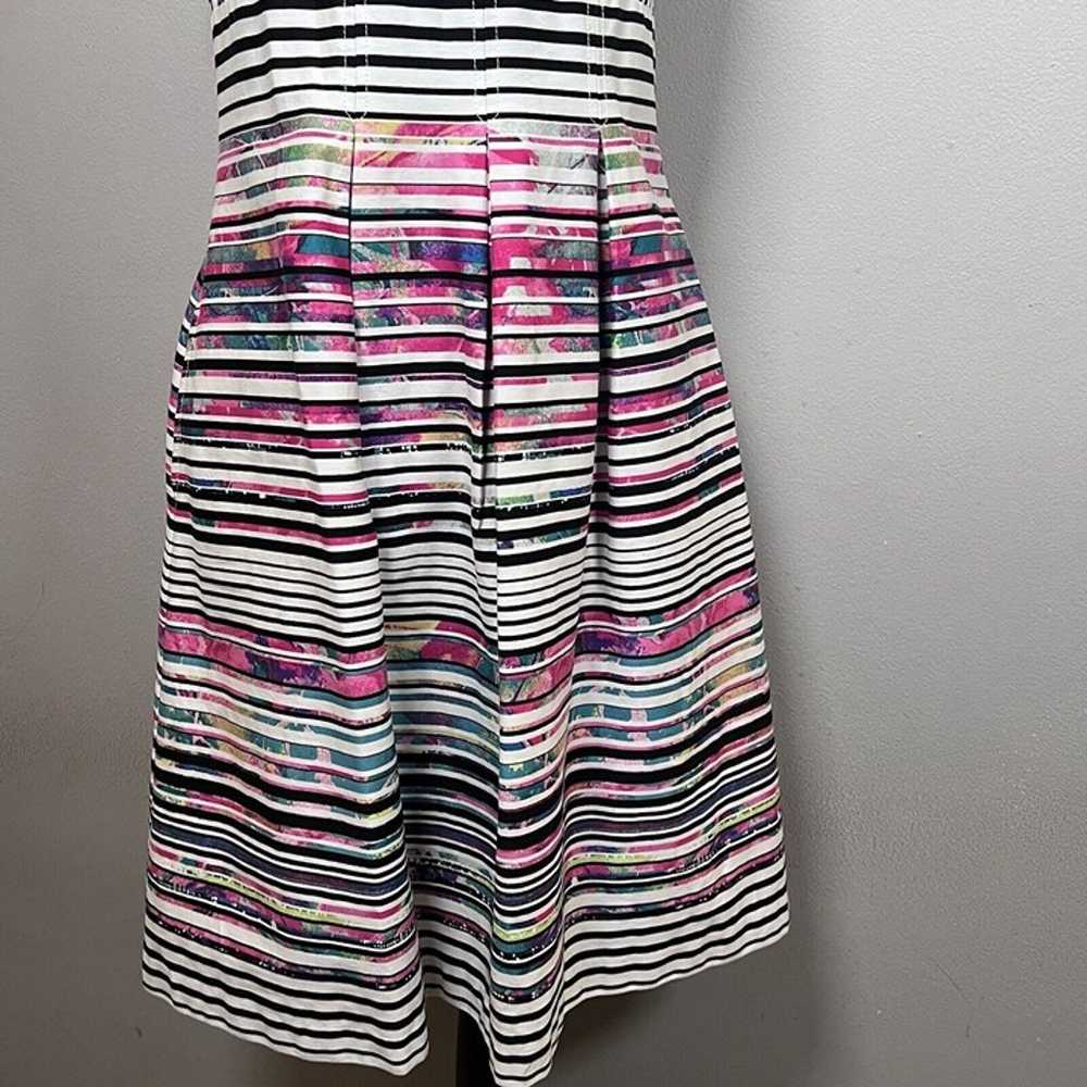 Nine West Dress Multicolor Striped Sleeveless A-L… - image 4