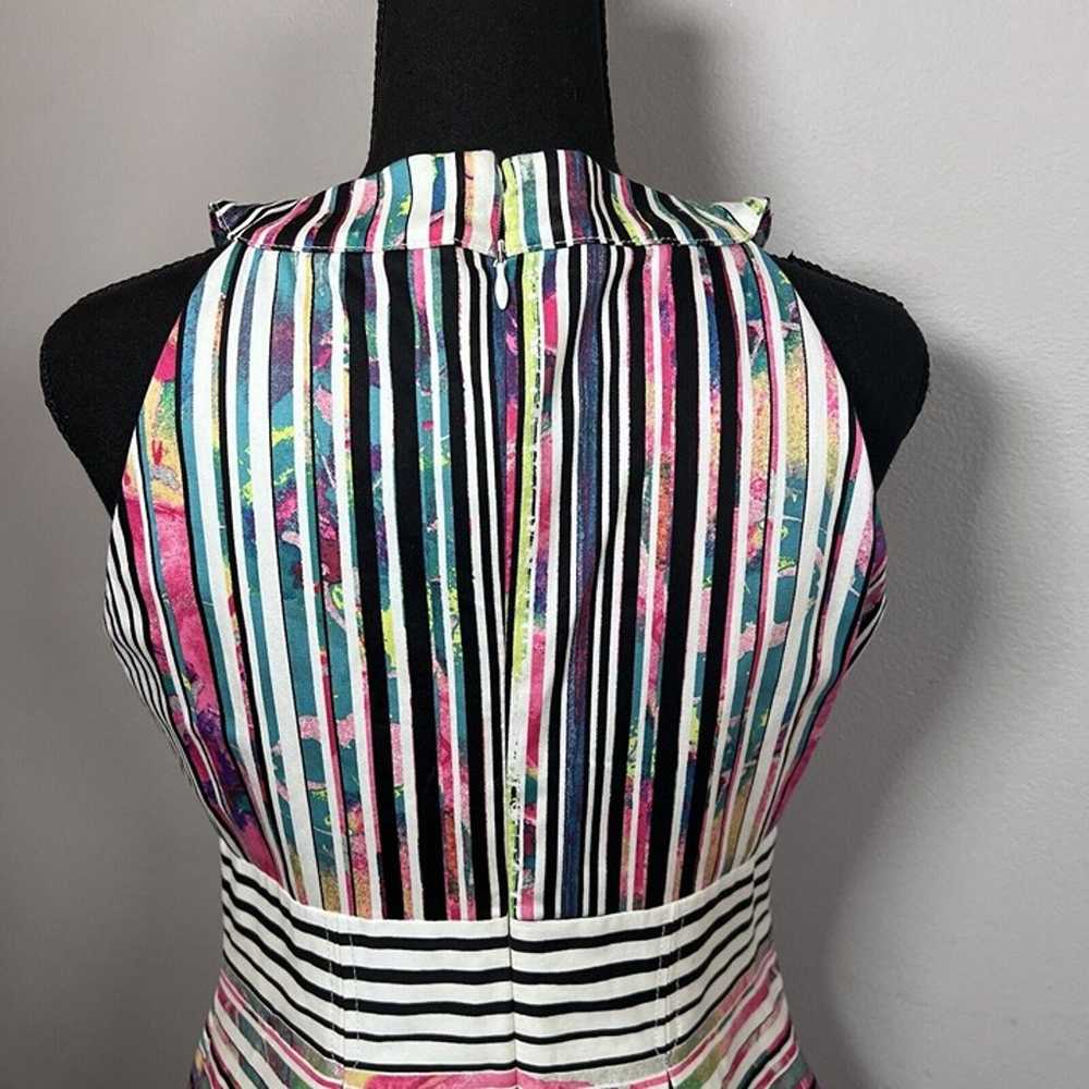 Nine West Dress Multicolor Striped Sleeveless A-L… - image 6