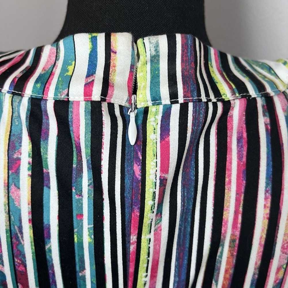 Nine West Dress Multicolor Striped Sleeveless A-L… - image 7