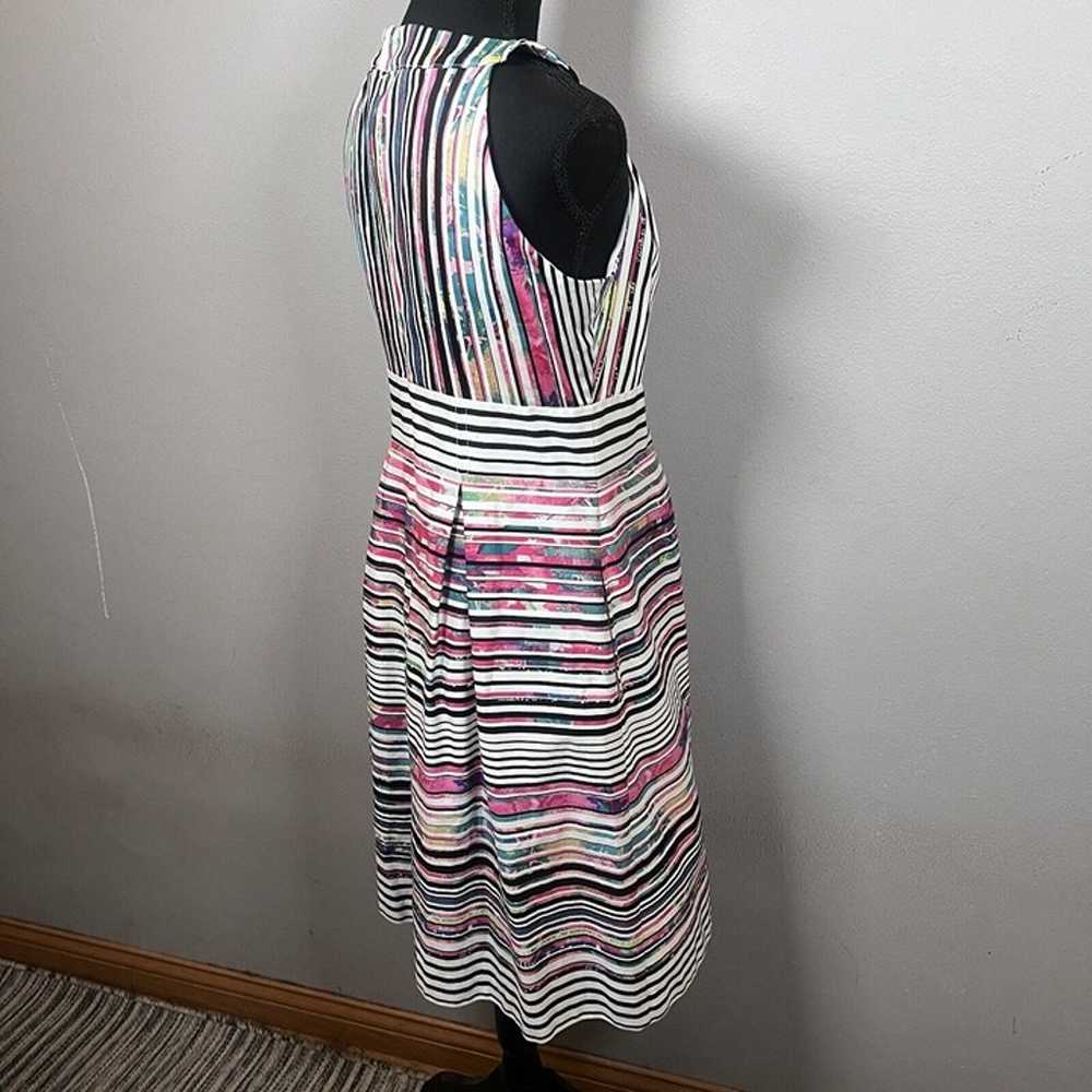 Nine West Dress Multicolor Striped Sleeveless A-L… - image 9