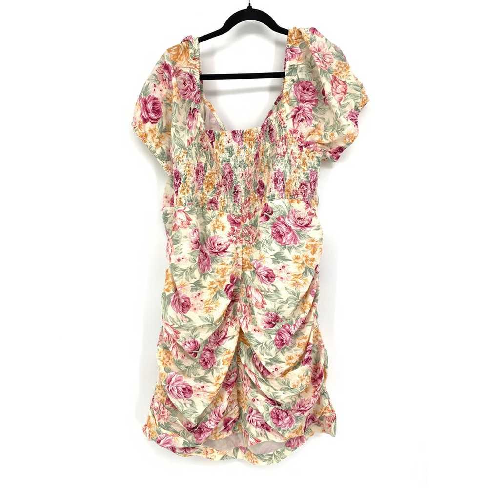 American Eagle Floral Dress Women's Size XXL Ruch… - image 2