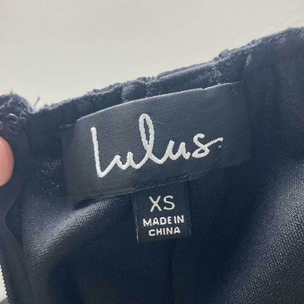 Lulu's Shea Black Floral Print Jumpsuit XS - image 7