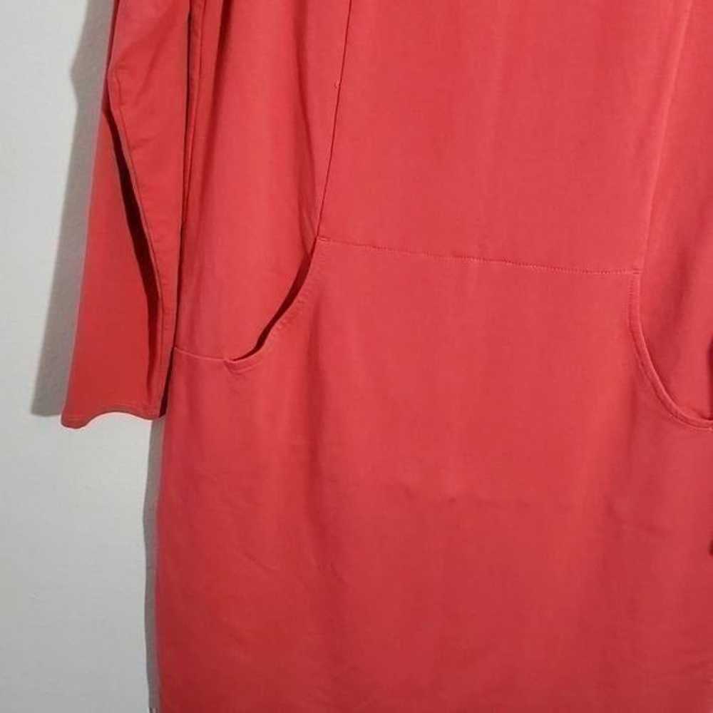 J.Jill Pure Pink Long Sleeve Pocket Tunic Dress XS - image 4