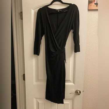 Stunning Lafayette 148 Little Black Dress True Wra