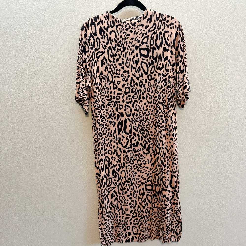 Chico's Cheetah Print Mock Neck Dress - Size 0 or… - image 2