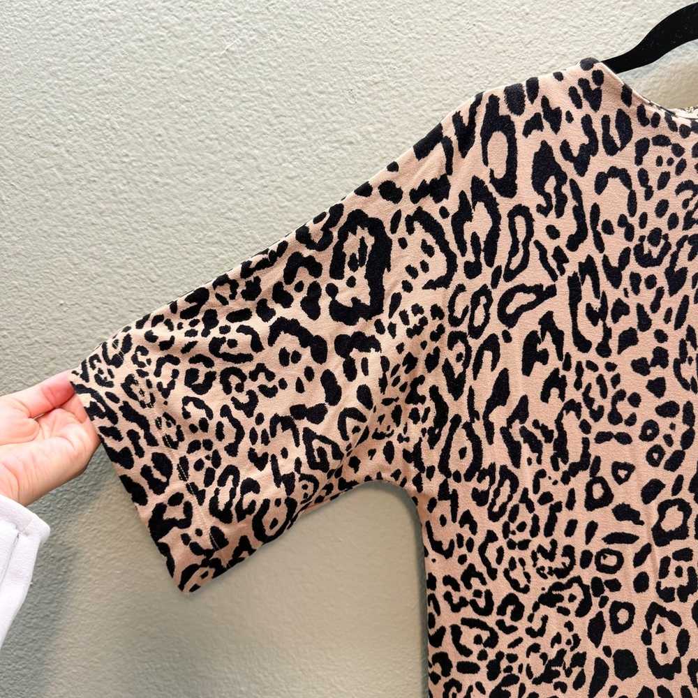 Chico's Cheetah Print Mock Neck Dress - Size 0 or… - image 3